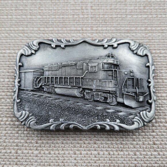 Other - Locomotive Train Year 1984 Vintage Belt Buckle B885